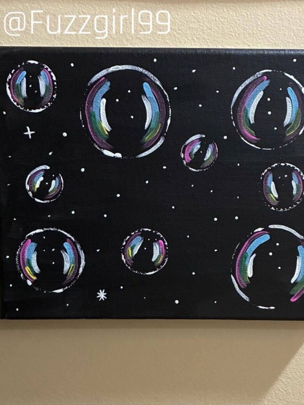 Bubble Acrylic Painting